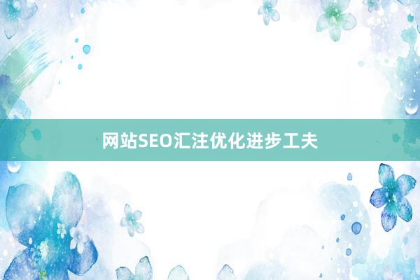 网站SEO汇注优化进步工夫